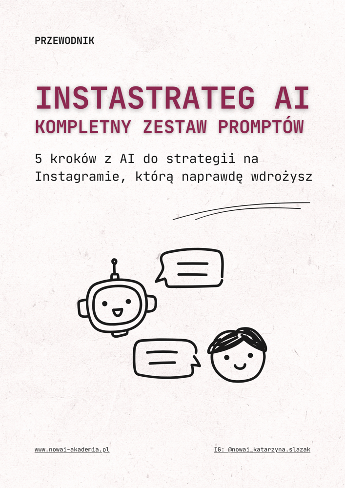 InstaStrateg AI - strategia na Instagram z AI w 5 krokach