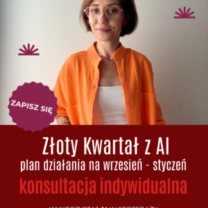 Konsultacja indywidualna AI w sprzedaży bezpośredniej - Złoty Kwartał