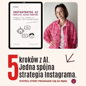 strategia na instagram z AI